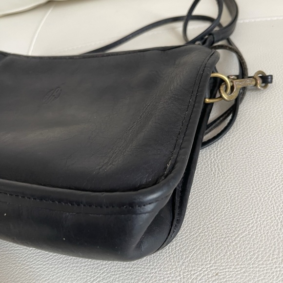 Coach Bonnie Cashin Vintage Black Leather Purse - Picture 9 of 15